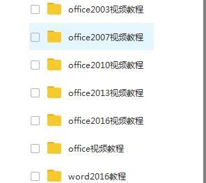 office视频教程分享（包含Word Excel PPT视频教程）